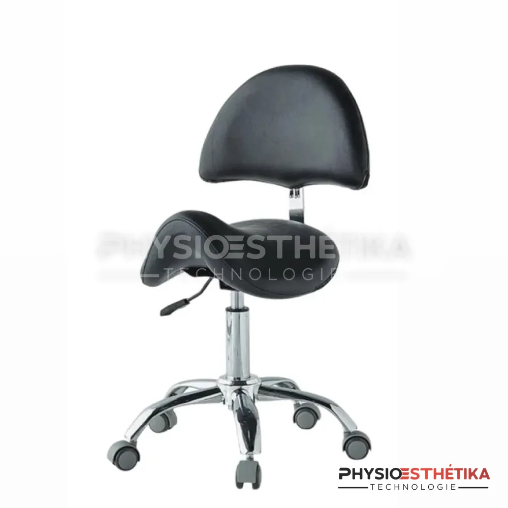 Tabouret selle avec dossier