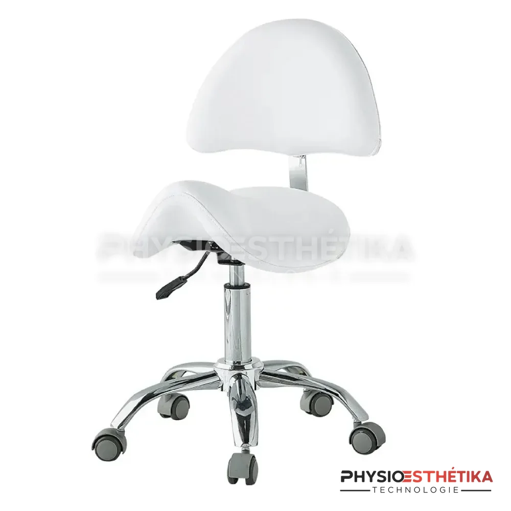 Tabouret selle avec dossier