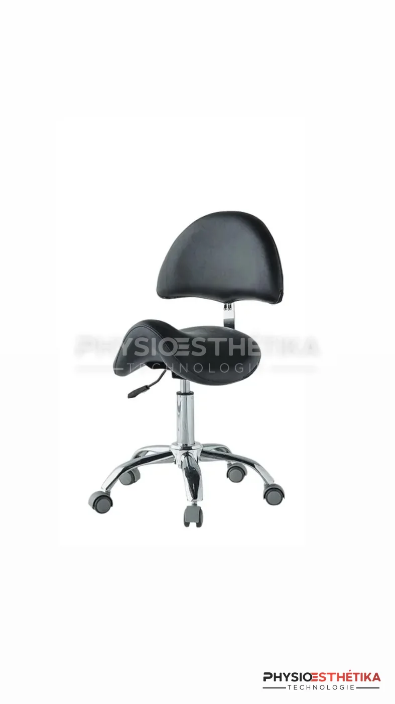 Tabouret selle avec dossier