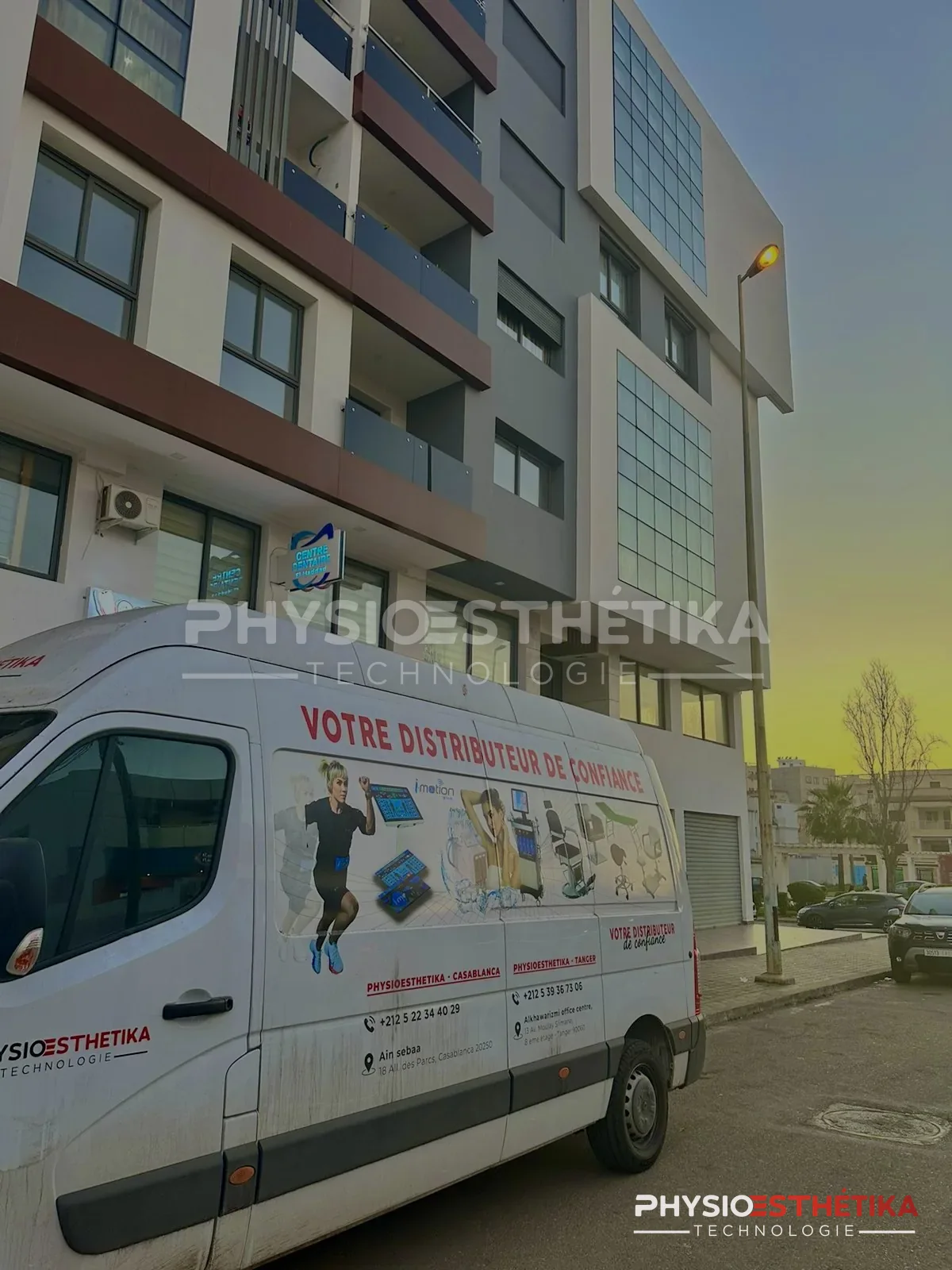 SAV PhysioEsthétika — livraison et installation